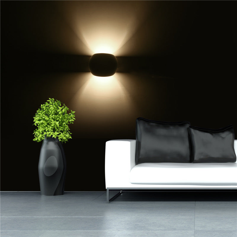 Frendorf | Virevalo DuoBeam | Rundwandstrahler | Modernes Design | Up & Down Beleuchtung | Wandleuchte für Innenräume