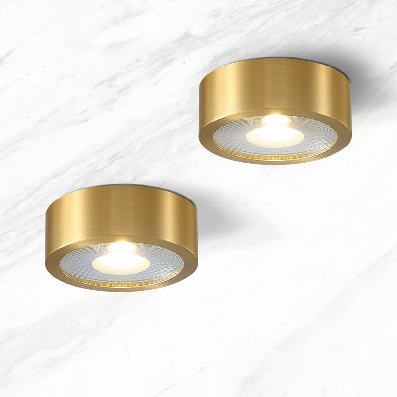 Frendorf | LumoLux Ultra-thin LED Deckenleuchte | Kupfer | Modernes Design | Dimmbare Deckenlampe | Energieeffizient | Stimmungslicht