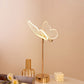Nordic Light Luxury Acryl Blume Schmetterling Gold LED Tischlampe