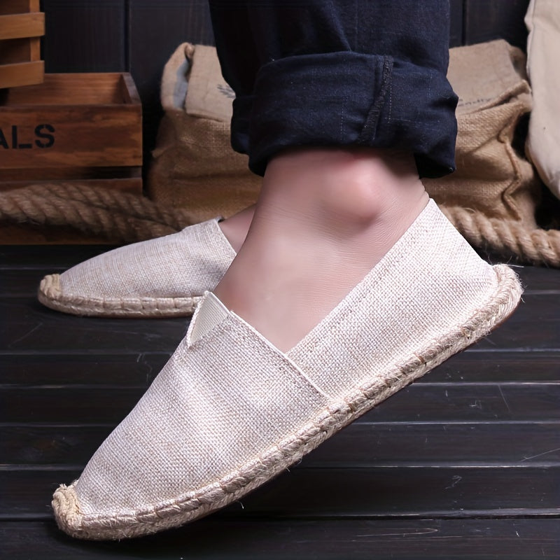 Frendorf | Maritime Leinenschuhe Weiß