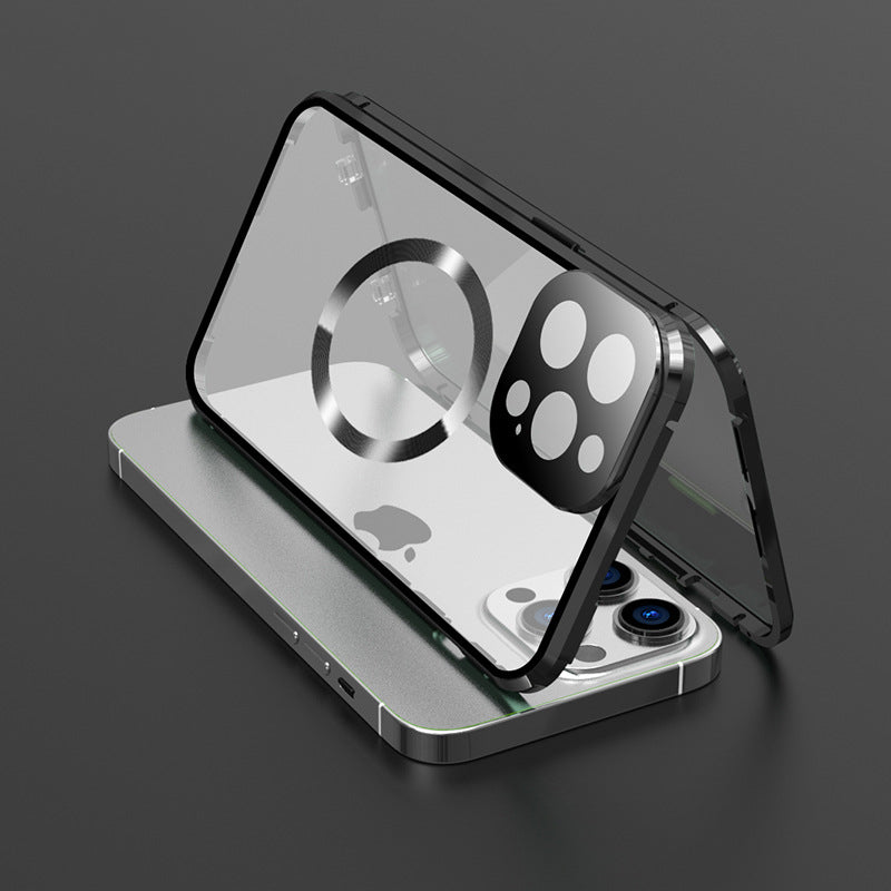 Frendorf | Vollschutz Metallrand Hülle für iPhone