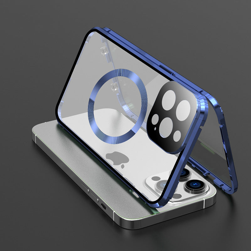 Frendorf | Vollschutz Metallrand Hülle für iPhone