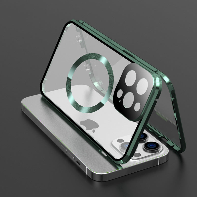 Frendorf | Vollschutz Metallrand Hülle für iPhone