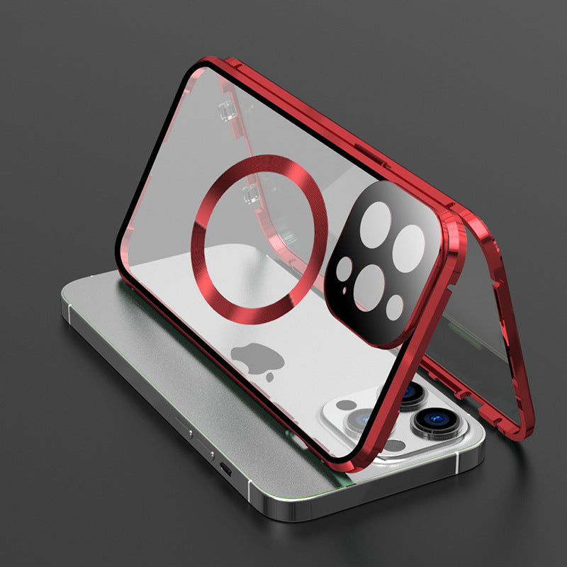 Frendorf | Vollschutz Metallrand Hülle für iPhone