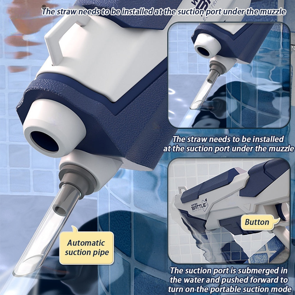 Frendorf | Wasserpistole mit Druckstrahl & USB-Akku für Kinder & Erwachsene – SpritzPower X1