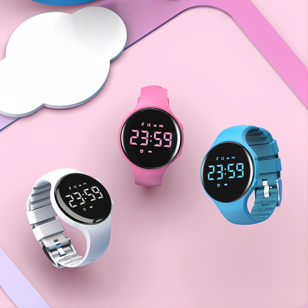 Frendorf | LED Digitaler Schrittzähler Uhr mit Vibrationsalarm – Fitness Tracker für Kinder