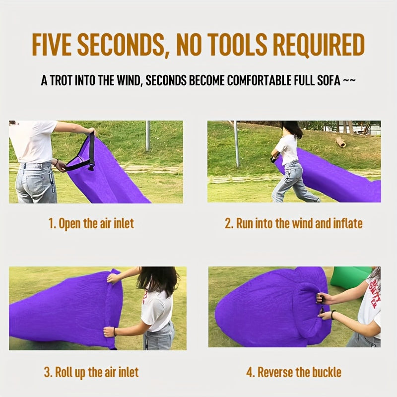 Frendorf | Aufblasbares Lounge-Sofa - Leicht und komfortabel für Camping und Outdoor-Abenteuer