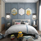 Frendorf | Slamora Kinder Wandleuchte | Basketballkorb Design | Glas & Metall | Art Déco Stil | Schlafzimmerlicht
