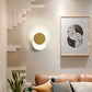 Frendorf | Luxoria Geo LED Wandleuchte | Goldenes Geometrisches Design | Acryl & Modern | Warmes Licht