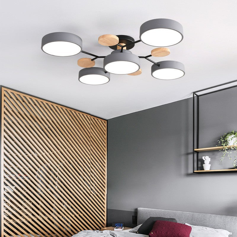 Frendorf | NordLuxe Molekül Design LED Deckenleuchte | Skandinavischer Stil | Semi-Flush Mount | Wohnraumbeleuchtung