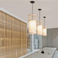 Frendorf | Bambora Zen Pendelleuchte | Handgewebte Bambus-Laterne | Japanisches Design | Natürliche Eleganz