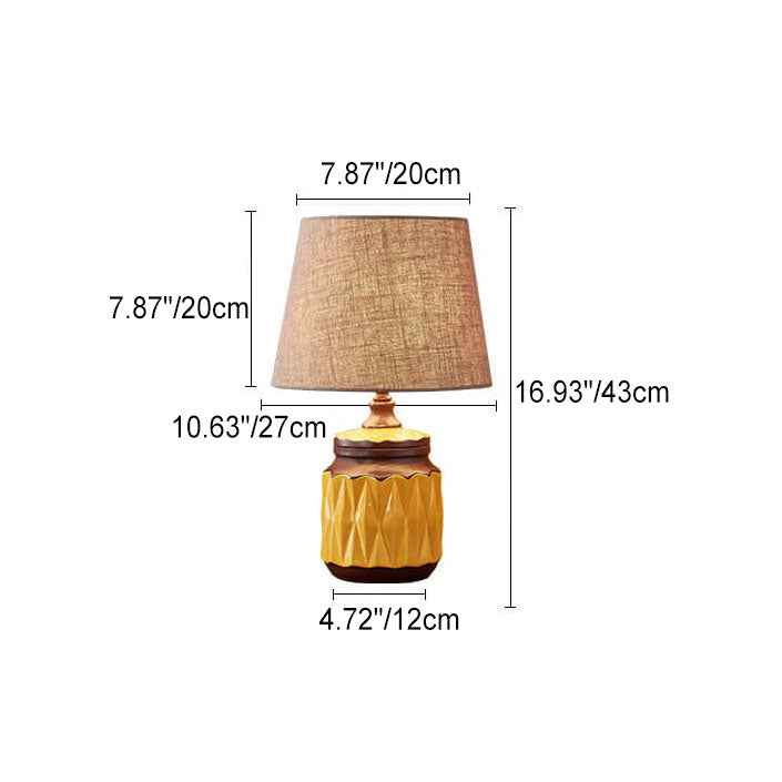 Frendorf | LunaraVive Ceramic LED Tischlampe | Modernes Design | Stimmungsvolles Leselicht | Deko für Zuhause