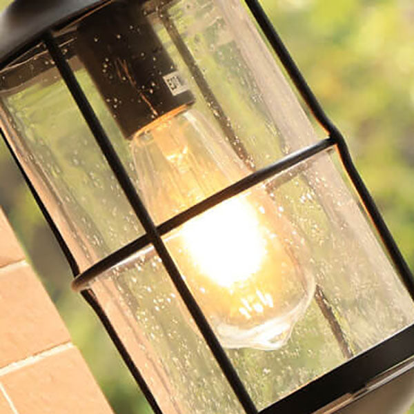 Frendorf | Aurovia Vintage Outdoor Wandleuchte | Wasserdicht | Eisen & Glas | 1-Licht Design | Ideal für Terrasse & Garten