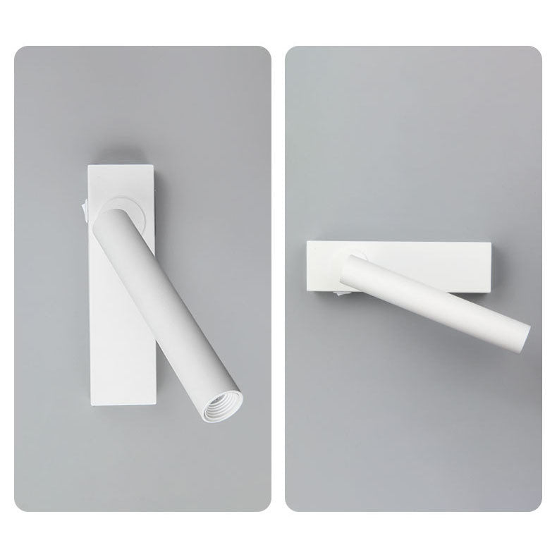 Frendorf | LumeFocus Rechteckige LED Wandleuchte | Verstellbarer Winkel | Minimalistisches Design | Leselampe | Warmes Licht