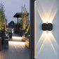 Moderne Outdoor Runde Geometrische Auf- und Ablichtende Wasserdichte LED Wandleuchte