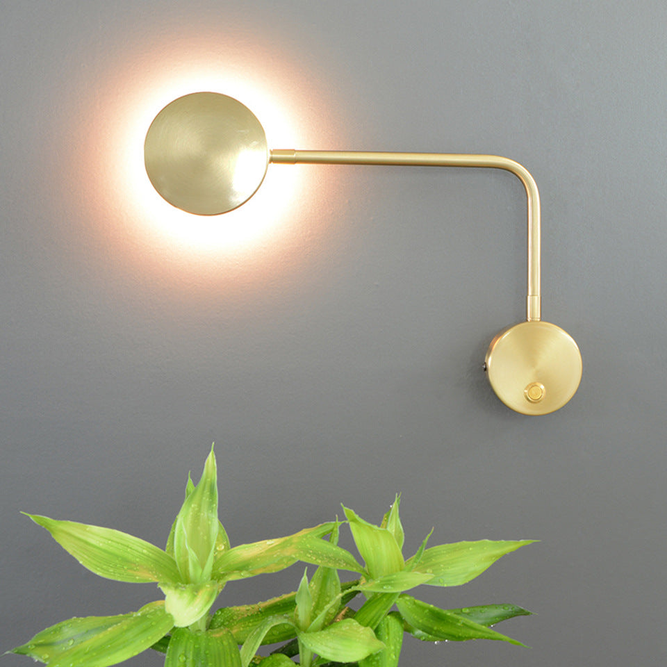 Modern minimalist einfarbige mit drehbarem LED-Wandstrahler lampe