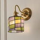 Frendorf | AuroraGlint Tiffany Kupfer Wandleuchte | Klassisches Design | Hochwertiges Glas | Ideal für Wohnzimmer