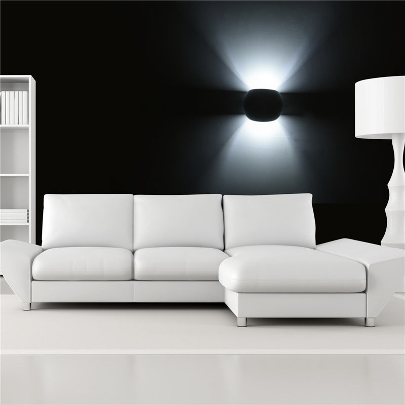Frendorf | Virevalo DuoBeam | Rundwandstrahler | Modernes Design | Up & Down Beleuchtung | Wandleuchte für Innenräume