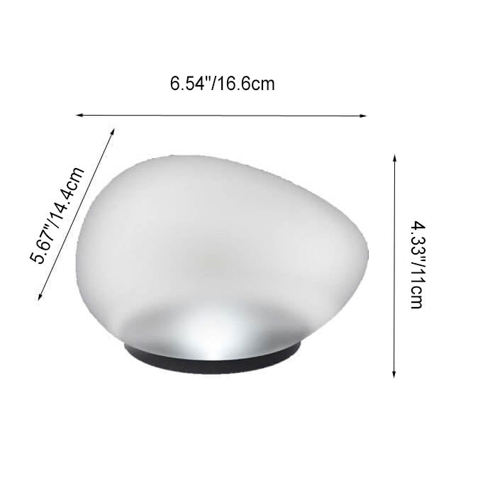 Frendorf | EcoPebble Solar LED Gartenleuchte | Solarbetrieben | Außenbeleuchtung | Dekorative Kieselsteinoptik
