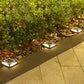 Frendorf | EcoVerta Solar LED Leuchte | Quadratisch & Wasserdicht | Für Garten, Balkon & Außenbereich