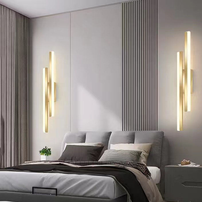 Frendorf | LuxLine Moderne LED Wandlampe | Minimalistisches Design | Eisen & Acryl | Dimmbares Licht
