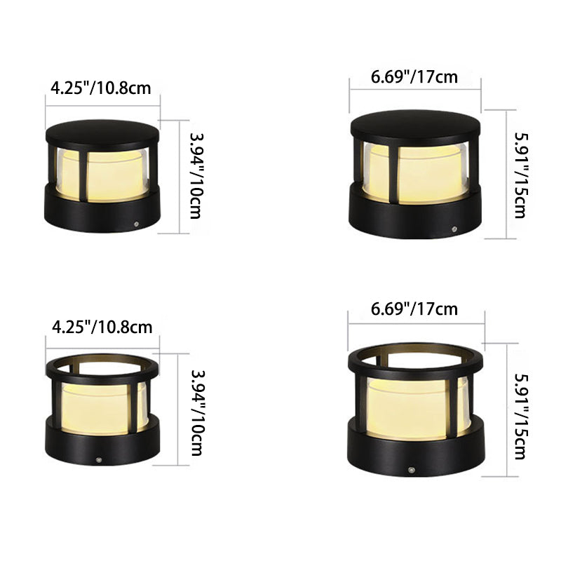 Frendorf | AquaBeam Industrial LED Outdoor Leuchte | Wasserdicht | Aluminium Zylinder | Garten & Landschaftsbeleuchtung