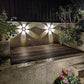 Frendorf | LumaNest LED Wandleuchte im skandinavischen Stil | Aluminium Rundschirm | Wetterfest für Außenbereich & Terrasse