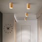 Frendorf | LumaKube Nordic Design LED Deckenleuchte | Holzoptik | Flush Mount | Warmweiß oder Kaltweiß | Stilvolle Beleuchtung für Zuhause