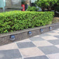 Frendorf | SolarArc LED Wandleuchte | Halbkreisdesign | Solarbetrieben | Außenlampe für Garten & Zaun | 6 LEDs