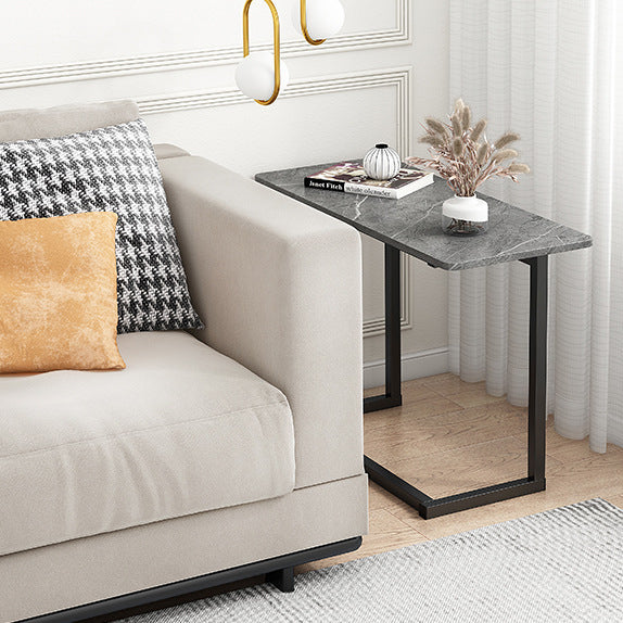 Frendorf | ModernoCurve C-Beistelltisch | MDF-Tischplatte | Modernes Design | Platzsparend | Perfekt für Wohnzimmer & Schlafzimmer