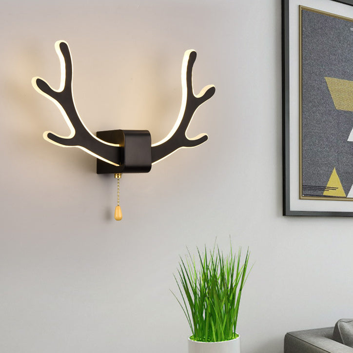Frendorf | LumiAntler LED Wandleuchte | Nordisches Geweihdesign | Modernes Acryl | Warmes & Kaltes Licht | Kreative Wandlampe