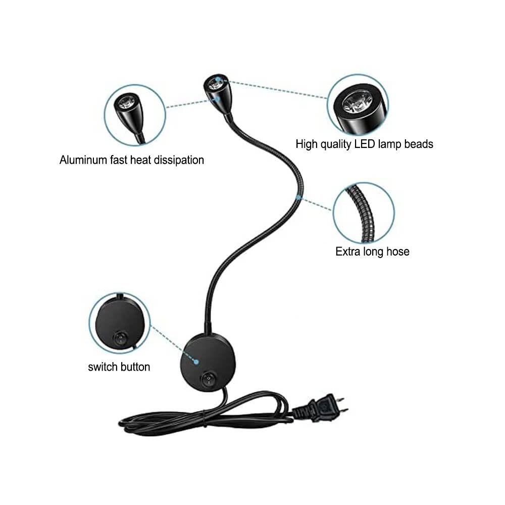 Moderne einfache Hose Spotlight drehbare LED Lese-Wandleuchte Lampen