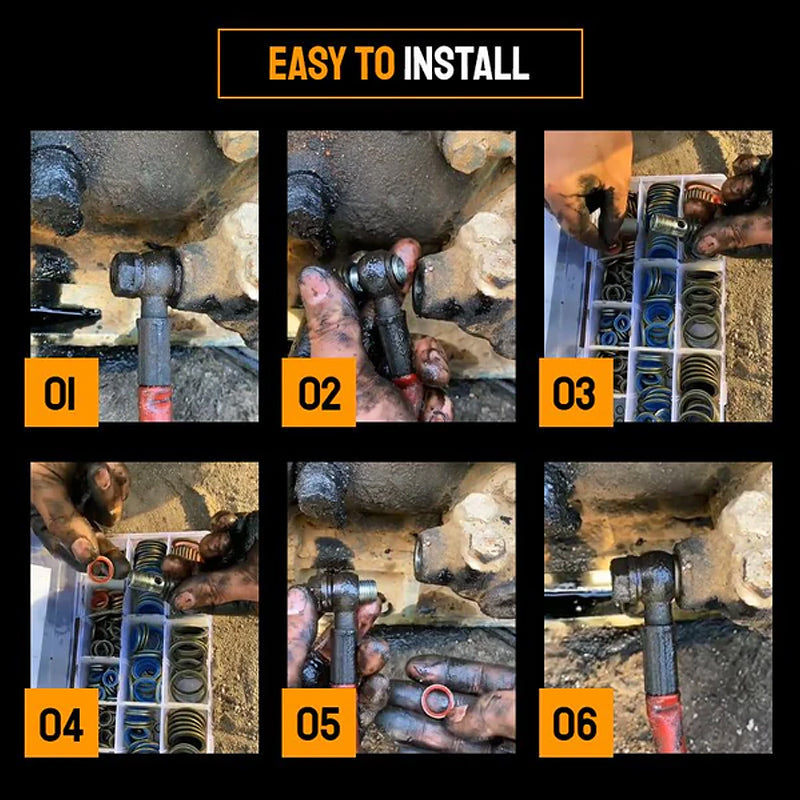 Frendorf | 100 Stück/ 245 Stück Verschiedene Dichtungsring Set