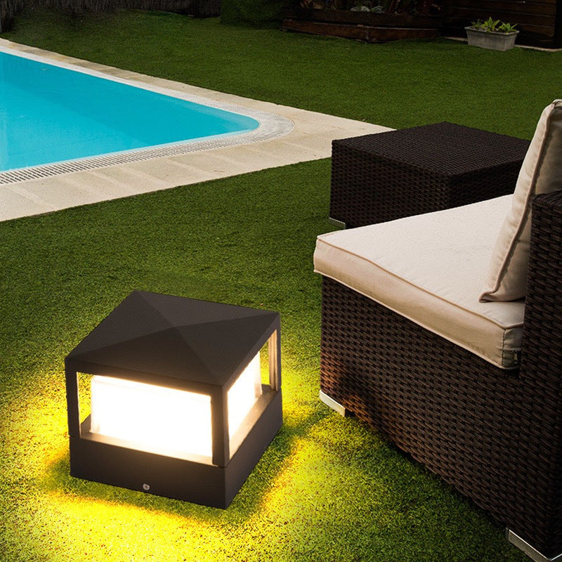 Frendorf | AquaBeam Industrial LED Outdoor Leuchte | Wasserdicht | Aluminium Zylinder | Garten & Landschaftsbeleuchtung
