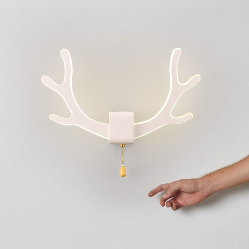 Frendorf | LumiAntler LED Wandleuchte | Nordisches Geweihdesign | Modernes Acryl | Warmes & Kaltes Licht | Kreative Wandlampe