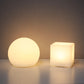 Frendorf | GeoGlow Kreative Geometrische LED Tischlampe | Batteriebetrieben & Fernbedienung | Nachtlicht & Dekoration