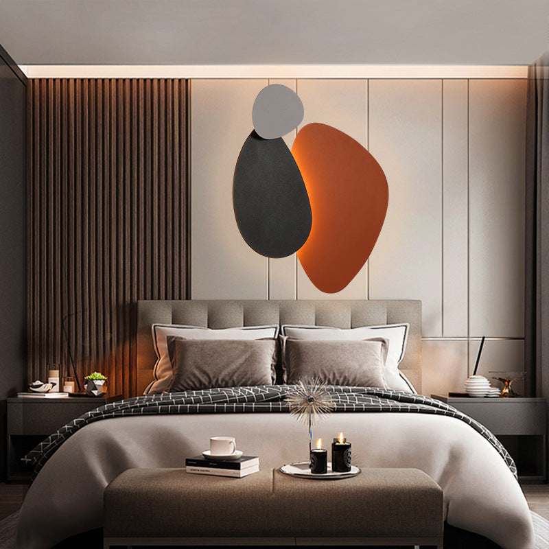 Frendorf | LumoArc Skandi LED Wandlampe | Geometrisches Design | Deko für Schlafzimmer & Wohnzimmer
