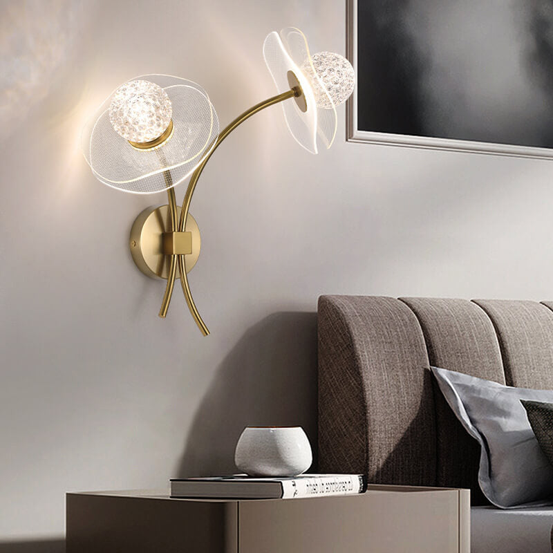 Frendorf | LotuGlow Kreative Lotus LED Wandleuchte | Acryl | Blumen Design | Dekorative Beleuchtung