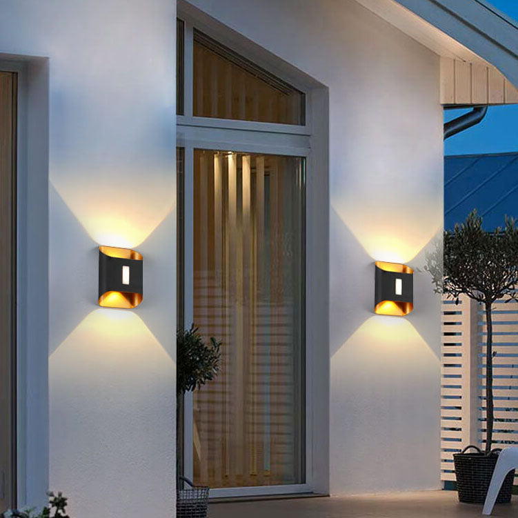 Frendorf | Luxorma ArcLume Außenwandleuchte | Modernes Design | Wasserdicht | Aluminium | LED für Terrassen
