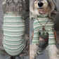 Chic Vintage Streifen Dehnbare Warme Hund Strickpullover