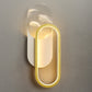 Leichte Luxuriöse Feder Effekt Acryl Geometrische LED Wand Sconce Lampe