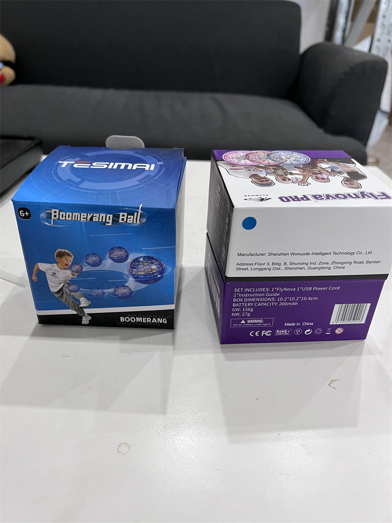 Frendorf | Flynova Pro Flying Ball Spinner Spielzeug Handgesteuerter Drohnenhubschrauber 360 Grad rotierendes Mini-UFO mit leichten Kindergeschenken
