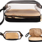 Frendorf | Abiudeng Große Make-up Tasche, Doppelschicht Kosmetiktasche, Reise Make-up Tasche, Leder Make-up Tasche, Kosmetische Reisetaschen, Tragbare Leder Kulturbeutel, Geräumige Kosmetiktasche für Frauen und Mädchen