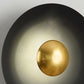 Contemporary Creative Macaron Flying Saucer Hardware LED Wall Sconce Lamp For Bedroom