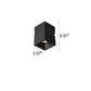 Frendorf | IlluVega Faltbare LED Deckenlampe | Modernes Design | Semi-Flush-Mount | Beleuchtung für Zuhause