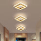 Simple Acrylic Square Circle Iron LED Deckenleuchte