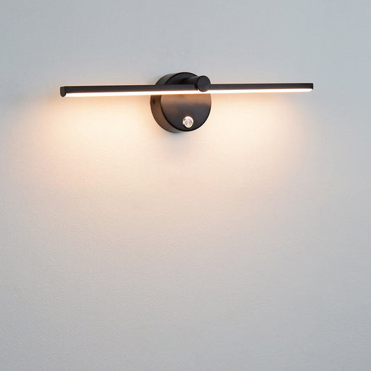 Nordic Minimalist Aluminium Lange Bar Schalter LED Spiegel Wandleuchte Lampe