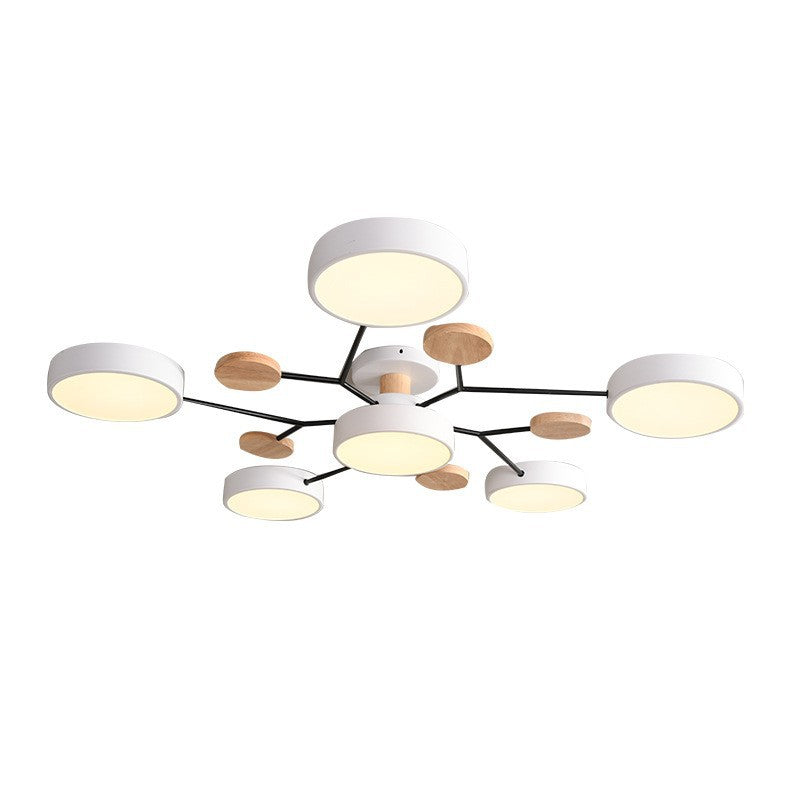 Frendorf | NordLuxe Molekül Design LED Deckenleuchte | Skandinavischer Stil | Semi-Flush Mount | Wohnraumbeleuchtung