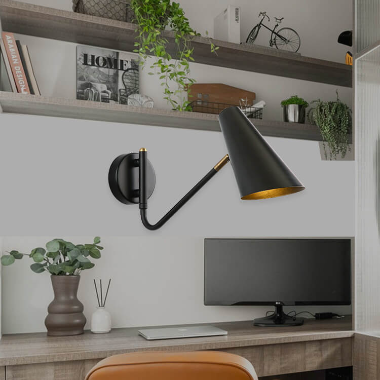 Nordic Creative Simple Rotating 1-Licht Wandleuchte Lampe