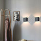 Moderne Minimalistische Quadratische Aluminium LED Wandleuchte